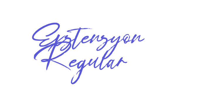 Exstensyon Regular Font Download