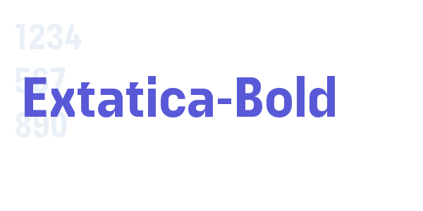 Extatica-Bold font free