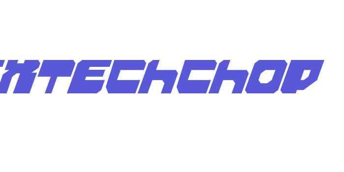 Extechchop Font Download