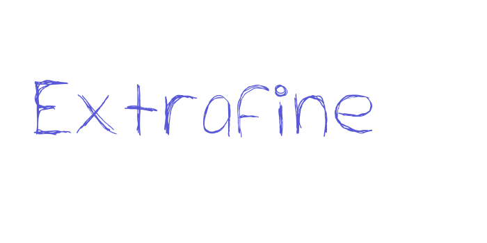 Extrafine Font