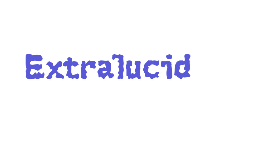 Extralucid Font Download