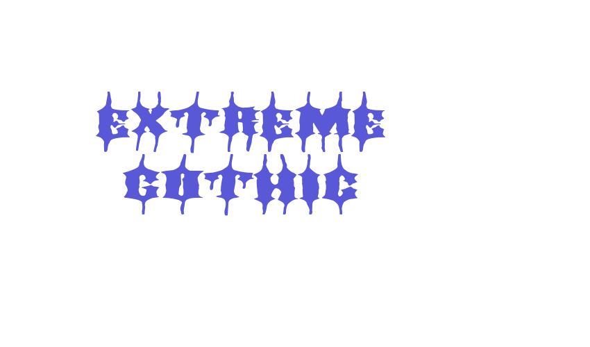 Extreme Gothic Font Download