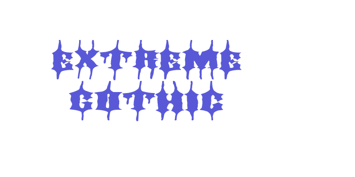 Extreme Gothic Font Download