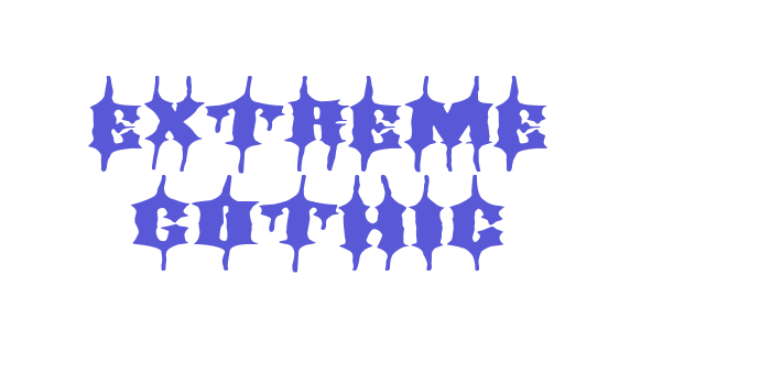 Extreme Gothic Font