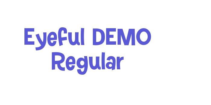 Eyeful DEMO Regular Font Download