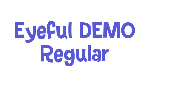 Eyeful DEMO Regular Font