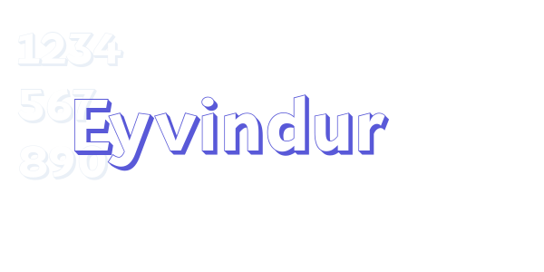 Eyvindur font free