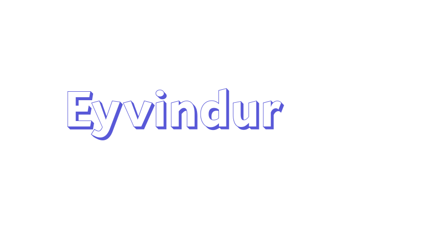 Eyvindur Font