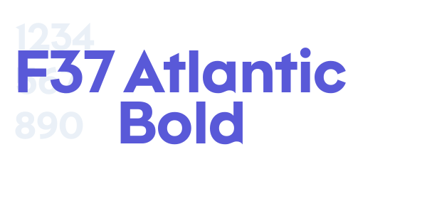 F37 Atlantic Bold font free