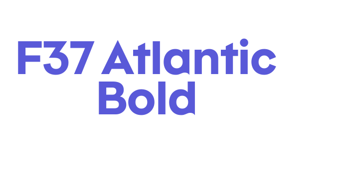 F37 Atlantic Bold Font Download