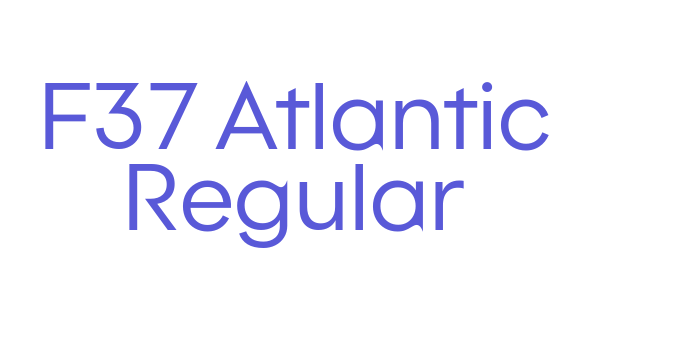 F37 Atlantic Regular Font Download