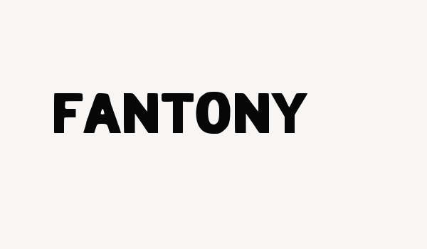 FANTONY Font