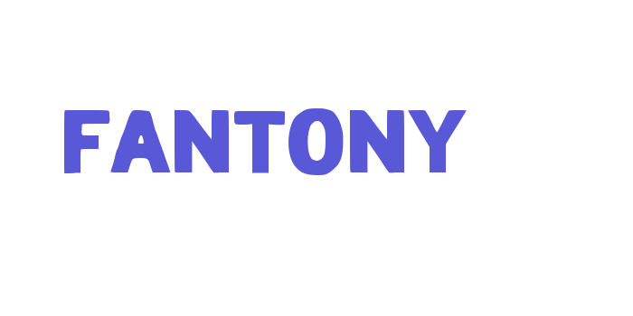 FANTONY Font