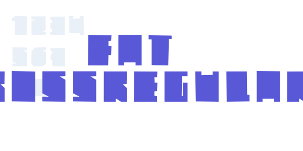 FAT BROSSRegular font