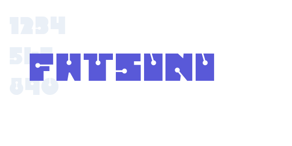 FATSINI font