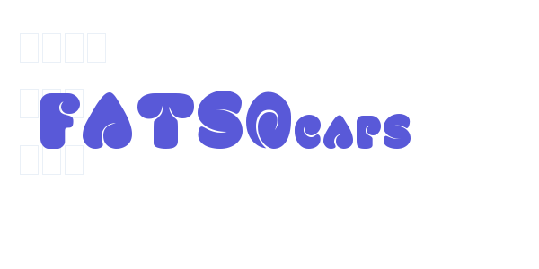 FATSOcaps font free