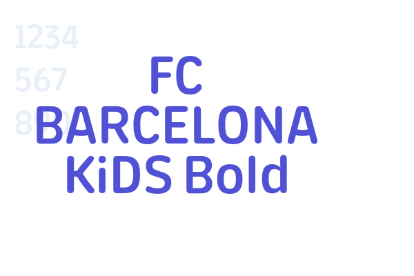 FC BARCELONA KIDS Bold