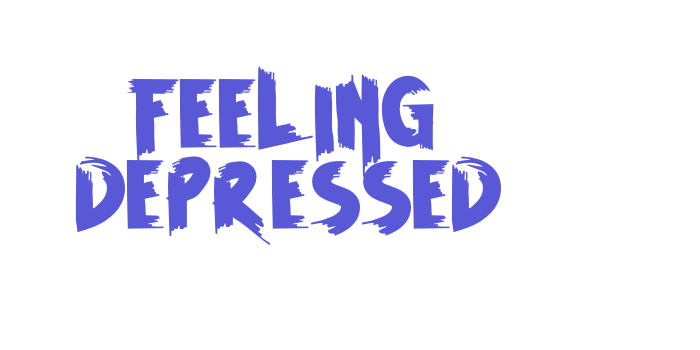 FEELING DEPRESSED Font Download