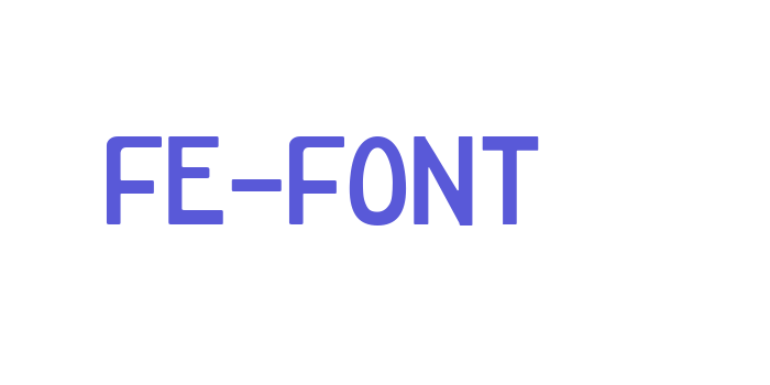 FE-Font Font Download