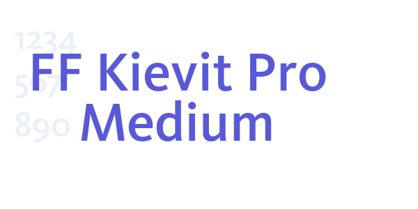 FF Kievit Pro Medium font free