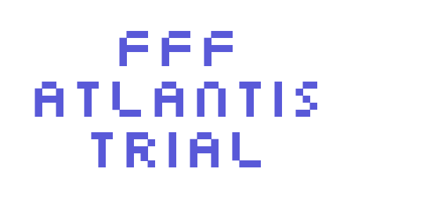 FFF Atlantis Trial font free