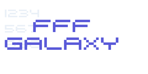 FFF Galaxy font free