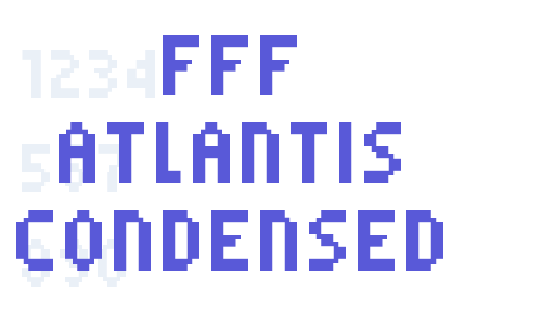 FFF Atlantis Condensed Font Download