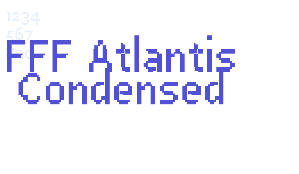 FFF Atlantis Condensed-font-download