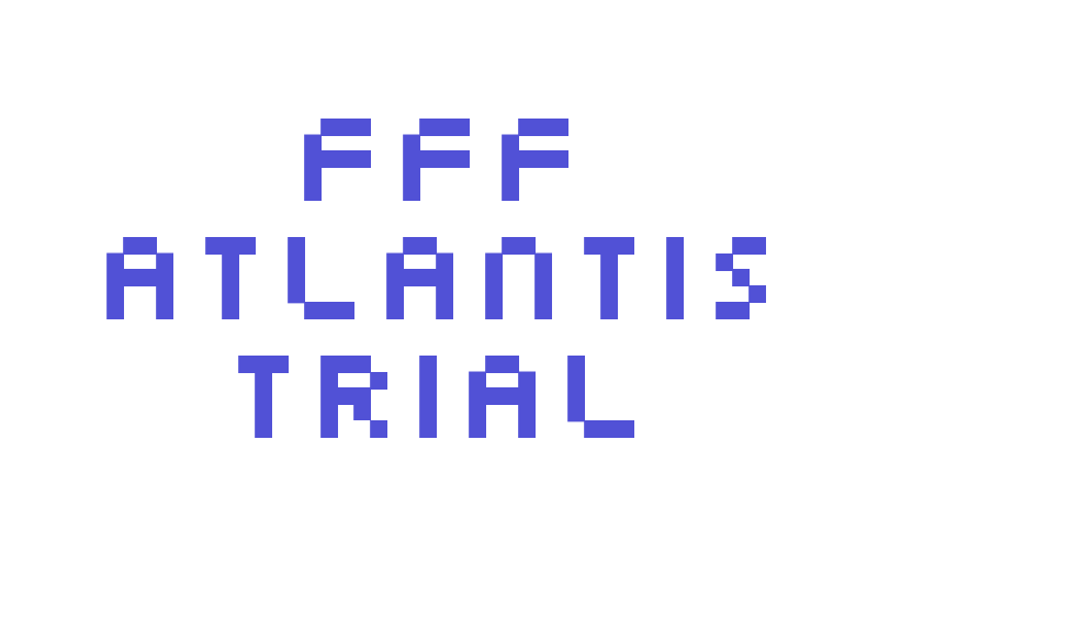 FFF Atlantis Trial-font-download