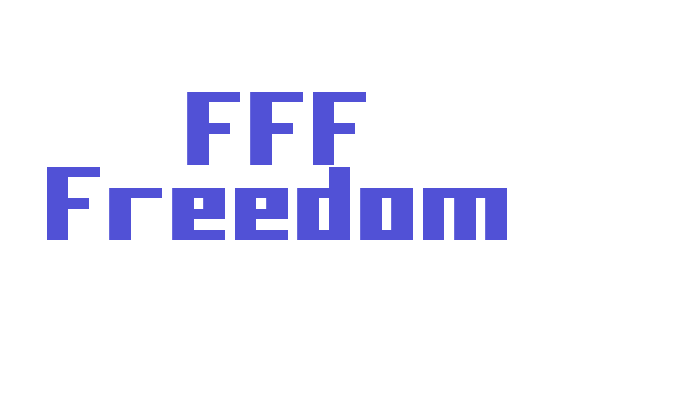 FFF Freedom-font-download