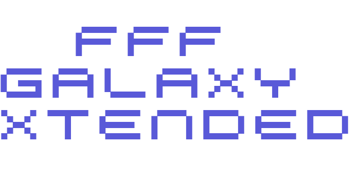 FFF Galaxy Extended Font Download