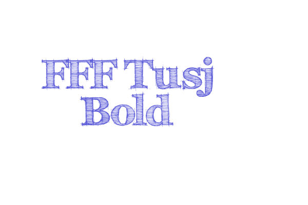 FFF Tusj Bold Font