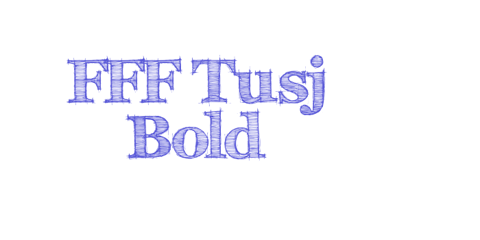 FFF Tusj Bold Font Download