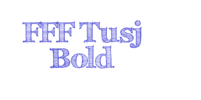 FFF Tusj Bold Font