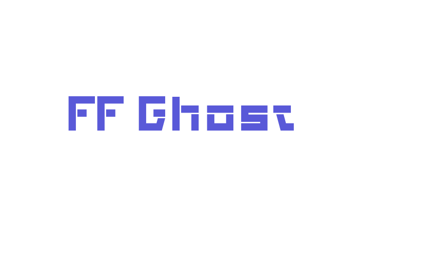 FF Ghost Font Download