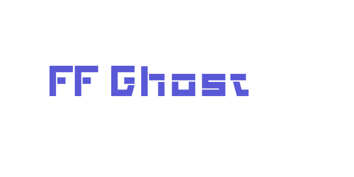 FF Ghost Font Download