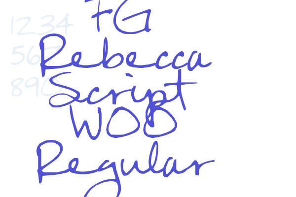 FG Rebecca Script W00 Regular