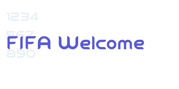 FIFA Welcome font free