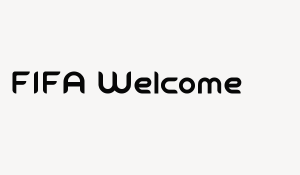 FIFA Welcome Font