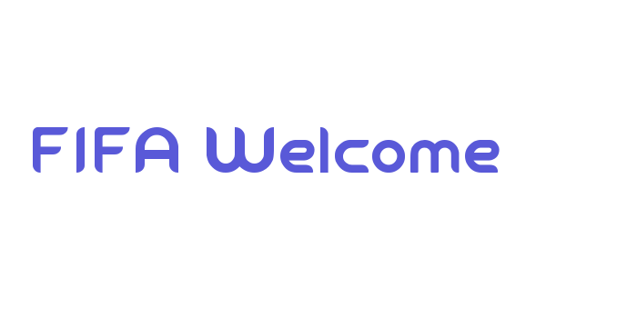 FIFA Welcome Font Download