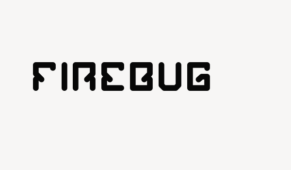 FIREBUG Font