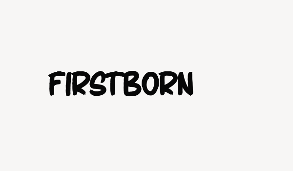 FIRSTBORN Font