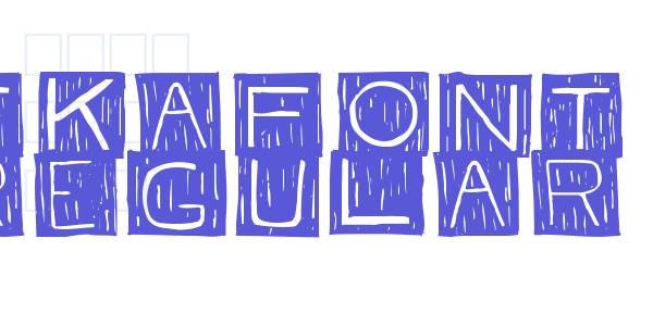 FKAFont Regular font free