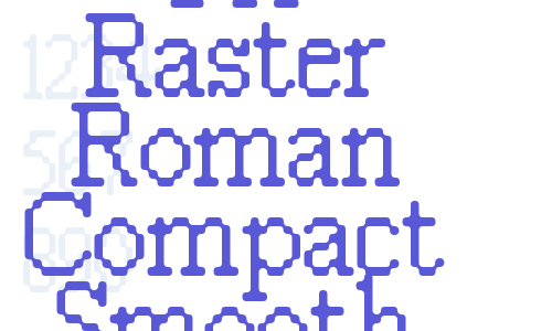 FK Raster Roman Compact Smooth Font Download