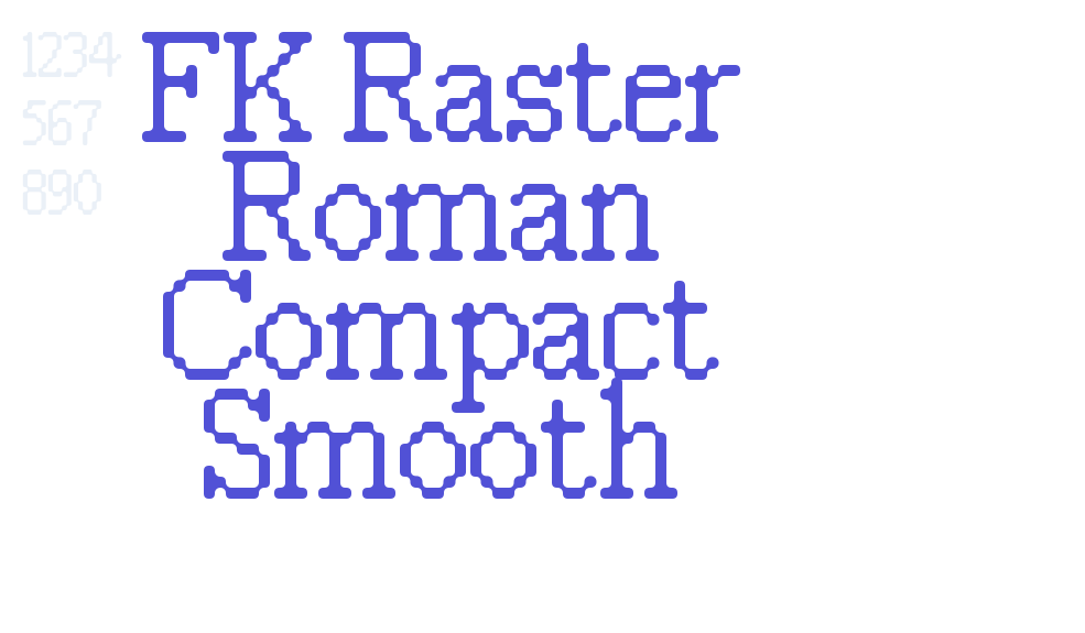 FK Raster Roman Compact Smooth-font-download