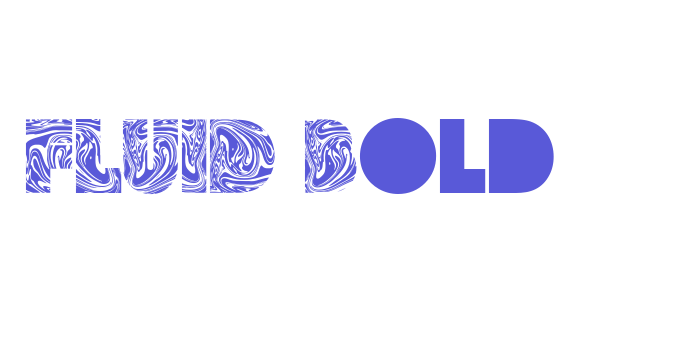 FLUID Bold Font