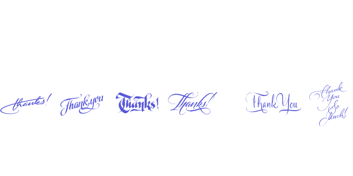 FM ThankYou Font