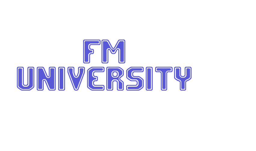 FM University Font