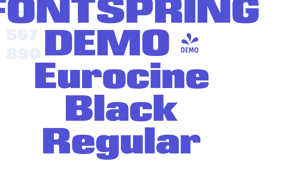 FONTSPRING DEMO – Eurocine Black Regular-font-download