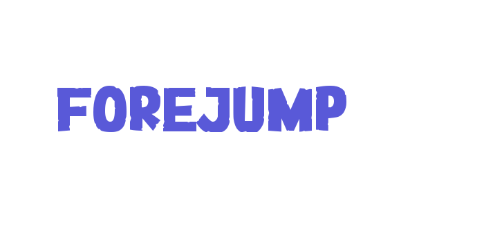 FOREJUMP Font Download